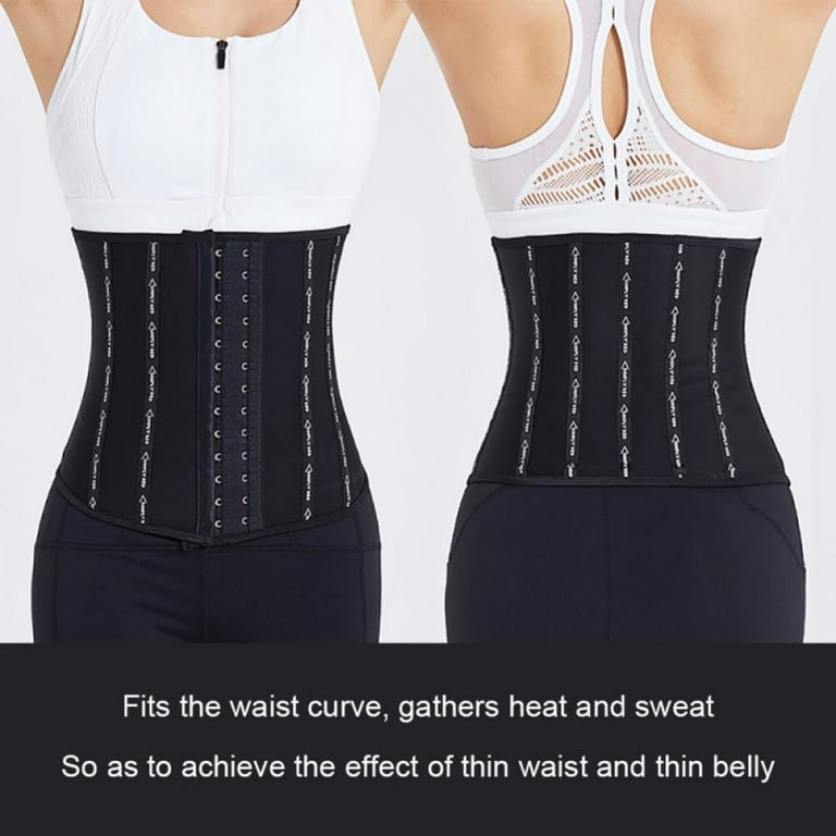 Women Waist Trainer Cincher Belt Tummy Control Sweat Girdle Workout Slim  Belly Band for Weight Loss, Back Support Sweat Crazier Slimming Body Shaper