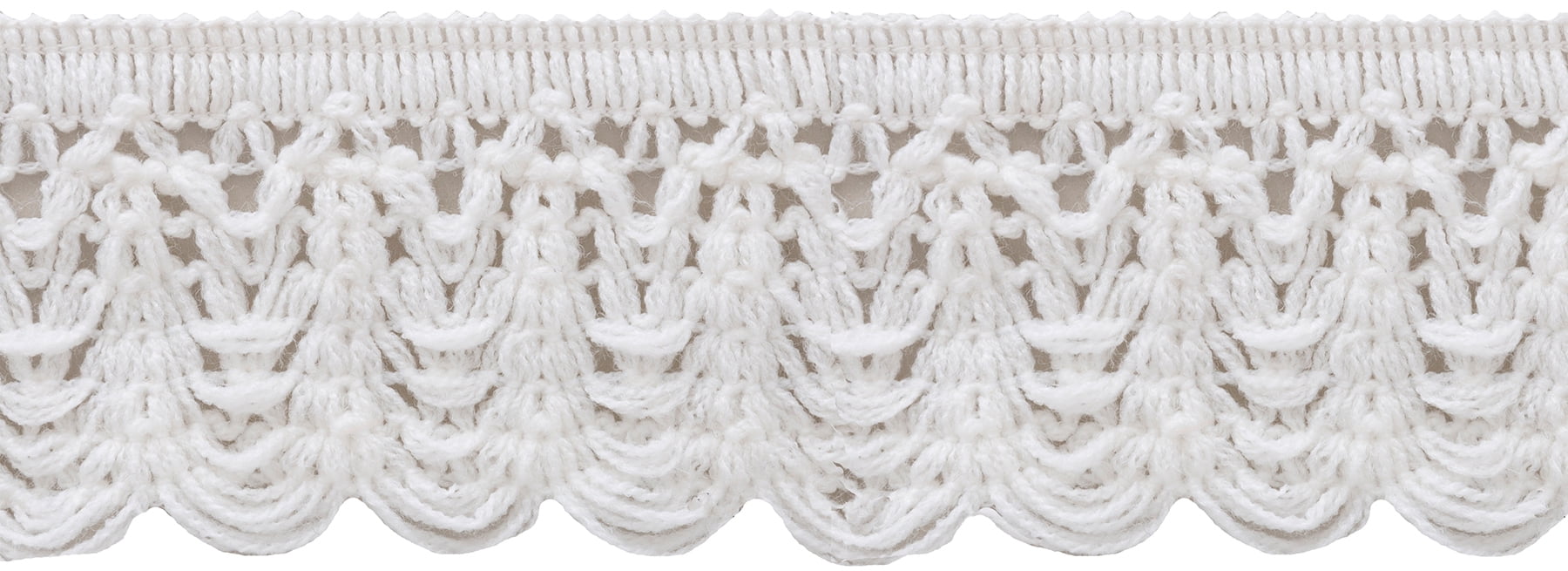 Scalloped Knit Trim 2 1/4" X 10yd