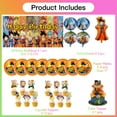 thumbnail image 2 of Dragon Ball Party Supplies Decor Tableware Backdrop Banner Cake Topper Balloons Birthday Decorations, 2 of 7