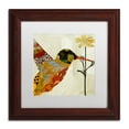 thumbnail image 2 of Trademark Fine Art "Hummingbird Brocade III" Canvas Art by Color Bakery White Matte, Wood Frame, 2 of 4