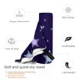 thumbnail image 3 of YFYANG Adult Microfiber Quick Dry Bath Towels, Vintage Abstract Star Texture Beach Towel, Home Camping Travel Essentials, 27.5" x 55", 3 of 9