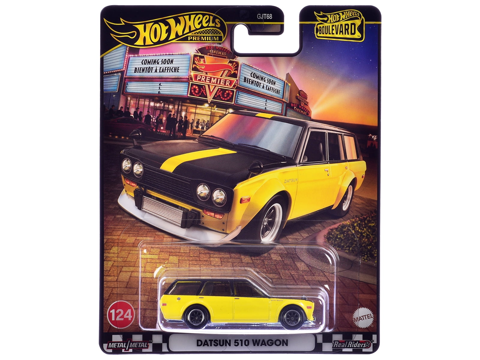 Hotwheels’71 DATSUN 510 WAGON yellow Hot Wheels HW Workshop (2013) Yellow '71 Datsun Bluebird 510 Wagon