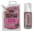 thumbnail image 1 of Gel con purpurina CAI BEAUTY NYC para rostro y vello para Halloween, 90 ml, paquete de 2, 1 of 9