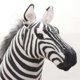 thumbnail image 5 of Cebra de pie bonita y grande de 90 cm, animales de peluche simulados animados, modelo para montar, muñeco de peluche decorativo para niños, juguete de regalo para niños, 30 cm, negro, 30 cm, negro, 5 of 5