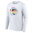 thumbnail image 2 of Men's White Chicago Blackhawks Team Pride Logo Long Sleeve T-Shirt, 2 of 3