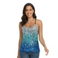 thumbnail image 4 of PrettyGuide Glitter Sequin Tops for Women Shimmer Sparkle Camisole Holiday Party Tank Top Sexy Club Vest, 4 of 6