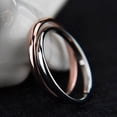 thumbnail image 2 of Geometric Stainless Steel Tail Ring: Minimalist Style for Women and Men, 2 of 2