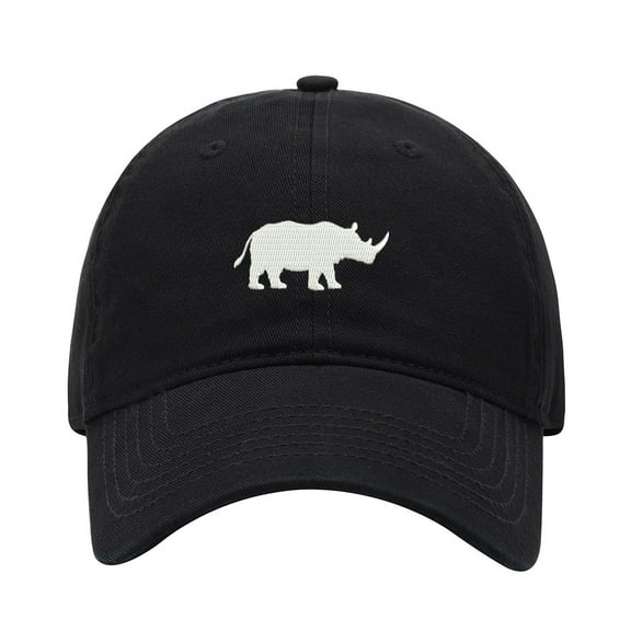 Baseball Cap Embroidered Hat for Rhinos Animal Men's Adjustable Cotton Unisex Embroidery Baseball Caps
