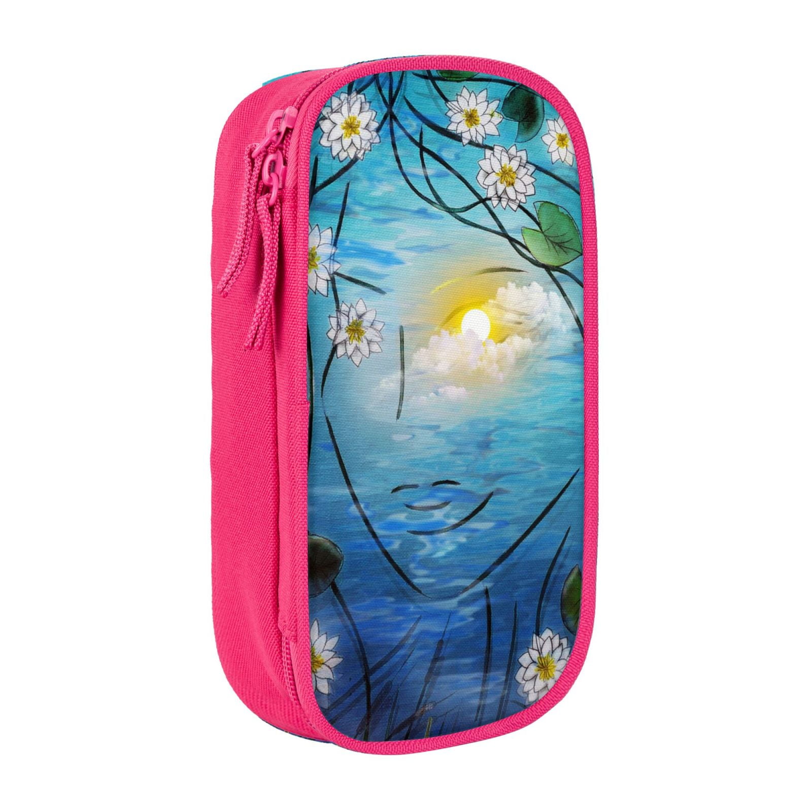 Depesche 12947 Miss Melody 3 Compartments Filled In Purple, With LED, Water Lilies And Horse Patterns, Pencil Case, Ruler, Scissors Etc, 0012947 - View #8