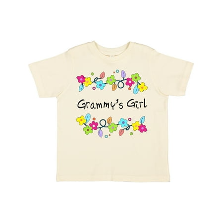 

Inktastic Grammys Girl- Bright Flowers Gift Toddler Toddler Girl T-Shirt