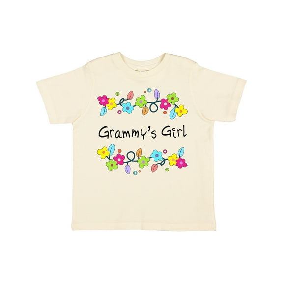 Inktastic Grammys Girl Bright Flowers Girls Toddler T-Shirt