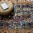 thumbnail image 7 of Modway Entourage Jessa Distressed Vintage Floral Lattice 5x8 Area Rug in Blue, Orange, Yellow, Red, 7 of 7