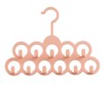 thumbnail image 1 of CAROOTU Boucle Cintre Antidérapant Multifonctions Garde-Robe Organisation Support de Rangement pour Foulard Cravate Hommes Femmes Châle 11 Boucles, 1 of 6