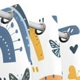 thumbnail image 3 of Rainbows and Butterflies Curtains Grommet Black Out 63 Inch Length Curtain Drapes for Bedroom Living Room 2 panels set, 3 of 5