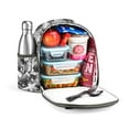 thumbnail image 2 of Fit + Fresh Tommy Kids Lunch Bag, Grey Splatter, 2 of 3