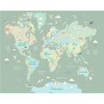 thumbnail image 1 of WallPops WPM2856 Mural Where in the World Peel & Stick, 1 of 1