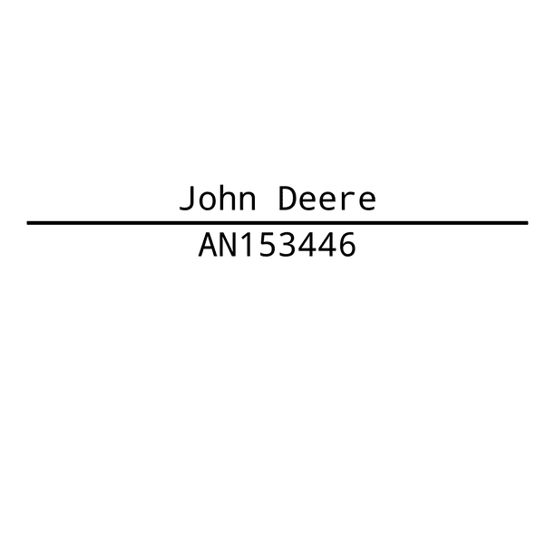 John Deere AN153446 Powertrain Main Drive VBelt
