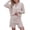 z28-Khaki, variant on Outfits For Women 2 Piece Sets Women's Summer Casual Suit Solid Color Lace Trim Shorts with Long Sleeve Top Matching Set