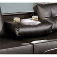 thumbnail image 4 of Boston Reversible Sectional Made with Wood Finish in Brown, 4 of 7