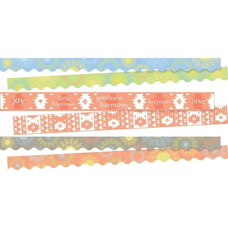 UPC: 0704068040281 | Barker Creek Calming Sunset Double-Sided 35 x 3 Border 38/Set (4028)