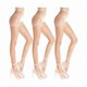 thumbnail image 1 of Chenchen 3 Pairs Women's Sheer Footless Tights 30D Microfibre Control Top Pantyhose Run Resistant, 1 of 1