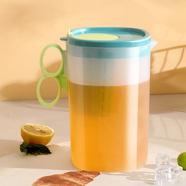 RKSTN Cold Water Kettle Refrigerator Cold Kettle Household Cold Water Cup Large Capacity High Temperature Water Storage Summer Drink Bucket Cold Kettle Cold Kettle Kitchen Gadgets
