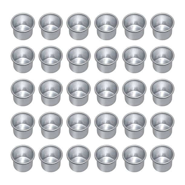 Portavelas para Velas CóNicas, Portavelas, Velas de Té, Velas de Mesa con InsercióN de Velas, Portavelas 30 Piezas Plata