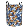 thumbnail image 2 of Daiia Colorful Butterfly1 Round Laundry Basket with Handles Thickened Waterproof Circular hamper,Dirty Clothes Storage Basket for Bedroom,Bathroom,College Dorm-Small, 2 of 8