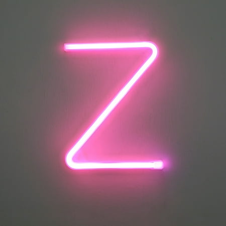 

NIUREDLTD LED Letter Lights Light Up Letters Standing Hanging Warm Pink Light