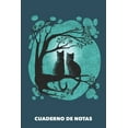 thumbnail image 1 of Cuaderno de Notas : Gatos de Luna Llena A5 en blanco - 120 páginas para dueños de gatos (azul marino) (Paperback), 1 of 1