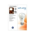 thumbnail image 4 of GE LED 6W (40W Equivalent) Soft White A19 General Purpose Light Bulbs, Medium Base, Dimmable, 4pk, 4 of 9
