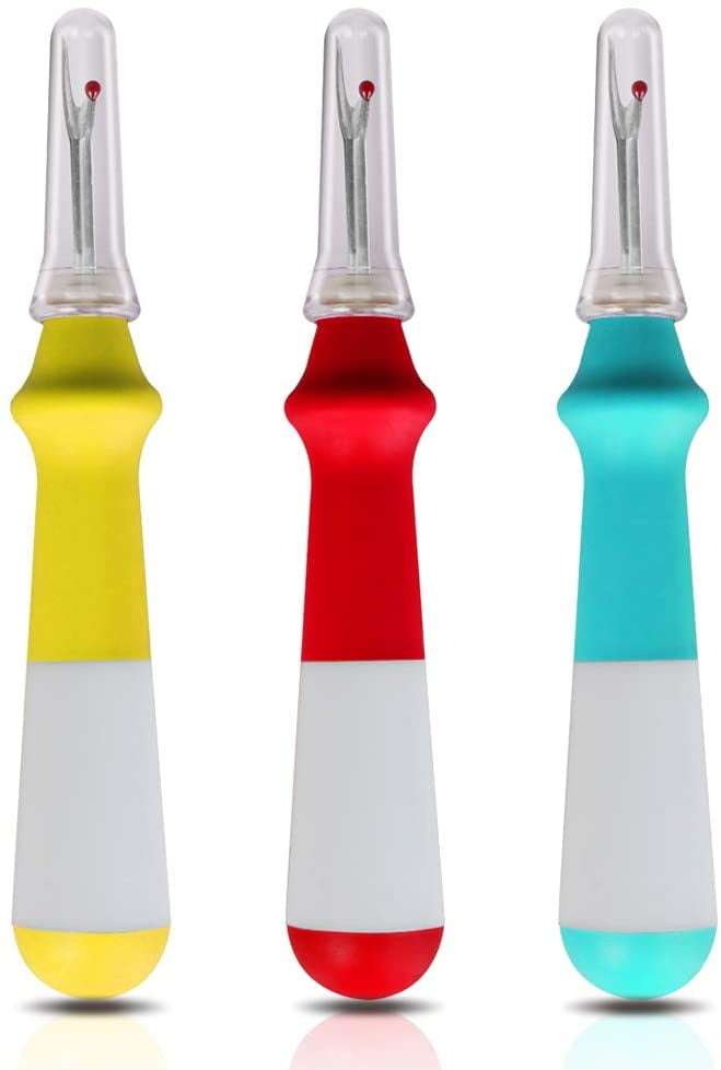 3 Piece Large Seam Ripper, Seam Rippers for Sewing, Colorful Handy
