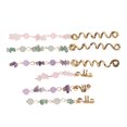 thumbnail image 4 of Accessoires pour Dreadlocks, Pendentif en Alliage ABS Couleurs Riches 6 Pcs Large Application Polyvalente pour Quotidien Sortie, 4 of 8