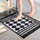 thumbnail image 2 of Yhmxh Alfombrillas de baño para baño Alfombra de baño Alfombrillas de baño de estilo conciso, antideslizantes, absorbentes y gruesas, para entrada, dormitorio Decoración del baño, 2 of 5