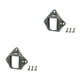 thumbnail image 3 of Injueey Soporte para casco Soporte de lámpara de montaje de luz Mano de obra fina Aleación de aluminio A prueba de herrumbre Conveniencia de Verde 2Conjunto, 3 of 6