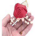 thumbnail image 3 of 2 suministros de decoración de boda, ramilletes de dama de honor para niñas, ramilletes de fiesta, regalos de decoración de boda ER, 3 of 5