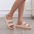 thumbnail image 2 of Sandalias de plataforma suave para mujer, ligeras, de playa, con suela gruesa, ortopédicas y con soporte para el arco, 2 of 6