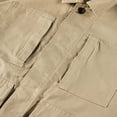 thumbnail image 5 of MexChoioe Mens Lapel Collar Cargo Jacket Full Zip Multi Pockets Lightweight Fall Casual Outerwear for Mens, 5 of 5