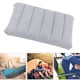 thumbnail image 4 of Almohada inflable, paquete de 2 almohadas compresibles, cómoda almohada inflable flocada para la siesta, soporte ergonómico para el cuello y la zona lumbar para acampar, oficina, viajes,, 4 of 8