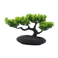 thumbnail image 3 of Bonsái de plantas artificiales, vegetación, plantas artificiales realistas en maceta, bonsái verde Verde 35x21cm, 3 of 9