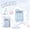Blue, variant on QuanTara Piano-Themed Calculator, 3.74x2.24in, Stylish Cute Calculator for Office, 8-Digit Display, Pre-Installed Battery, Soft Buttons, Portable, Blue, with Strawberry Music Note Design