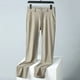 thumbnail image 5 of Pantalones largos para hombre, pantalones casuales de pierna recta, pantalones de trabajo de verano con bolsillos, pantalones Ninth para hombre, 5 of 6