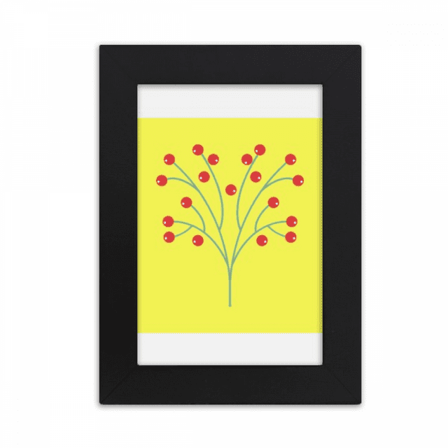 Red Cherry Fruit Trees Art Deco Fashion Desktop Photo Frame Picture Display Art Painting Exhibit
