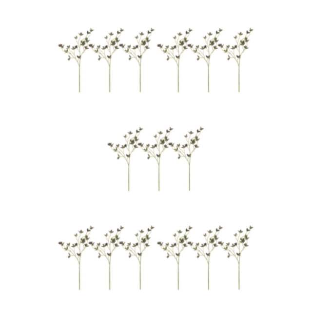 Yuarrent 3 piezas de plástico fácil de limpiar ramas de árboles artificiales elegante ecológico duradero durabilidad púrpura Type2 NO2
