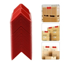 30-Pack Red PP V Shaped Corner Edge Protector Flatbed Tow Truck Trailer 10"X4"