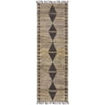 thumbnail image 4 of Hauteloom Ochoa Jute Living Room, Bedroom Area Rug - Traditional, Transitional - Charcoal, Mustard, Taupe - 27" x 45", 4 of 4