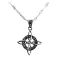 thumbnail image 4 of JOYARIS Collar Granito Nudo De Bruja Celta Hecho En Tailandia S925 DM-0001124, 4 of 4