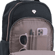 thumbnail image 3 of Mochila para Laptop Mujer hasta 16 Pulgadas LuckyLy, Moderna con Múltiples Compartimentos, Modelo Joyce negro UNITALLA, 3 of 7