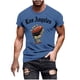 thumbnail image 3 of Tops para hombre, blusas y camisas de manga corta con cuello redondo para hombre, jersey informal con cuello redondo estampado para hombre, pantalones cortos deportivos para fitness, blusa de poliéste, 3 of 5