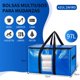 thumbnail image 5 of Cajas Mudanza, Paquete 8 Bolsas de Mudanza Extra Grandes, Cajas para Mudanza con Asas Reforzadas y Bolsillo para Etiquetas, Suministros Mudanza, Ventana Transparente (Azul), 5 of 7